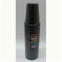 FESTAIOLI NERO BICCHIERI 200CC X 50 PEZZI ARISTEA