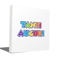 E.TANTI AUGURI TOVAGLIOLI CM.33X33 X 20 PEZZI