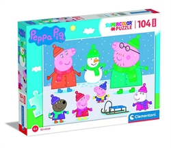 PUZZLE CLEMENTONI 104 MAXI PEPPA PIG