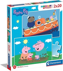 PUZZLE CLEMENTONI 2X20 PEPPA PIG