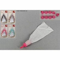 SACCA PASTICCIERE CON 9BECCUCCI DECORAZIONE ASS ART. L