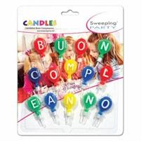 BUON COMPLEANNO CANDELINE MULTICOLOR
