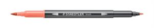 BRUSH STAEDTLER PENNA ACQUERELLABILE A DUE PUNTE SALMONE
