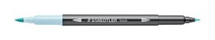 BRUSH STAEDTLER PENNA ACQUERELLABILE A DUE PUNTE AZZURRO PASTELL