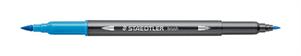 BRUSH STAEDTLER PENNA ACQUERELLABILE A DUE PUNTE AZZURRO