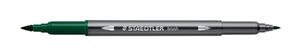 BRUSH STAEDTLER PENNA ACQUERELLABILE A DUE PUNTE A PENNELLO E FI