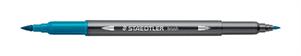 BRUSH STAEDTLER PENNA ACQUERELLABILE A DUE PUNTE VERDE DI HOOKER