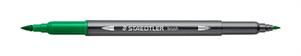 BRUSH STAEDTLER PENNA ACQUERELLABILE A DUE PUNTE A VERDE
