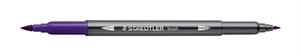 BRUSH STAEDTLER PENNA ACQUERELLABILE A DUE PUNTE BLU VIOLETTO