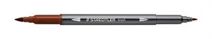 BRUSH STAEDTLER PENNA ACQUERELLABILE A DUE PUNTE VAN DYKE