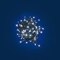 LUCI A BATTERIA LED MINI 96 PROGRAMM.ESTERNO 5MT TIMER BIANCHE