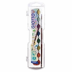 COLORI GIOTTO ACQUERELLI GLITTER X 8