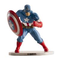DECORO PER TORTE BIMBI PERSONAGGIO CAPITAN AMERICA CM.8,5