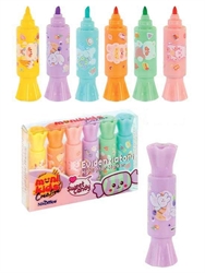 FANCY EVIDENZIATORI FANTASIA SWEET CANDY SET 6 PEZZI
