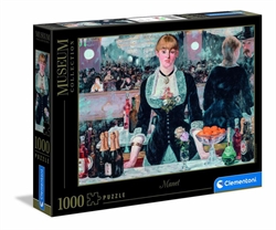 PUZZLE CLEMENTONI 1000 MUSEUM MANET:A BAR AT THE FOLIES BERGIERE