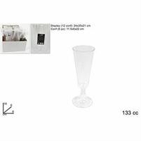 FLUTES PLASTICA 6PZ DISPL TRASPARENTE