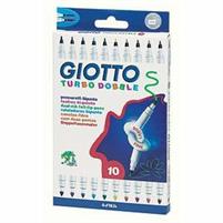 COLORI GIOTTO TURBO DOBBLE(DOPPIA PUNTA)X 10