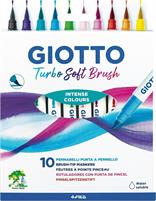 COLORI GIOTTO TURBO SOFT BRUSH X 10