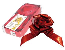 FIOCCHETTI REGALO STRIP MM31 X 30 ROSSO METALLIZZATO-INAB