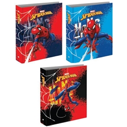 CARTELLA A 4 ANELLI A4 D.30 SPIDERMAN