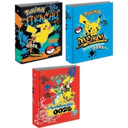 CARTELLA A 4 ANELLI A4 D.30 POKEMON