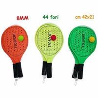 RACCHETTONI FLUO 8 MM FORATI 44 FORI 3 ASST PALLIN
