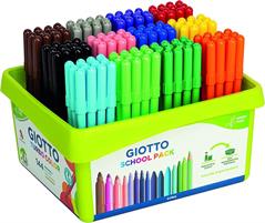 COLORI TURBO GIOTTO SCHOOL PACK X 144 PEZZI