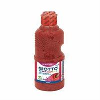 GIOTTO TEMPERA PRONTA GLITTER 250 ML ROSSO