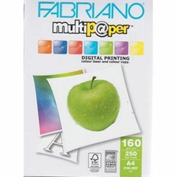 FOGLI A4 160GR.MULTIPAPER X 250 FABRIANO