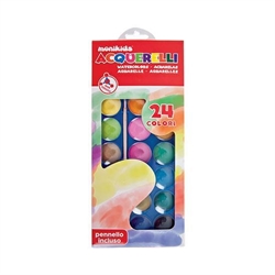 COLORI monikids ACQUERELLI X 24