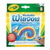CRAYOLA COLORI PENNARELLI PER VETRO SET 8 PEZZI