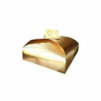 SCATOLA PORTA TORTA 33cm X 33cm ORO
