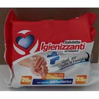 FAZZOLETTI IMBEVUTI IGIENIZZANTI X 20 SETABLU
