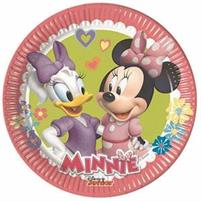 F.MINNIE E I SUOI AMICI PIATTI 20 CM. X 8 PEZZI