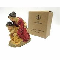 PRESEPE DONNA C/BAMBINO H.18CM.