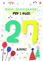 BIGLIETTINI COMPLEANNO 27 ANNI
