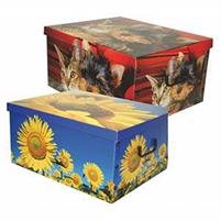 SCATOLA PORTABIANCHERIA ABITI GRANDE CM.50X4O