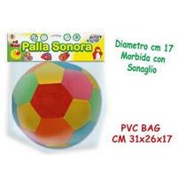 GIOCO BUSTA PALLA MULTICOLOR SONORA