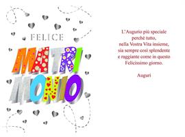 BIGLIETTINI MATRIMONIO