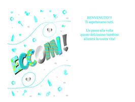 BIGLIETTINI NASCITA CELESTE