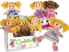 CARLOTTA - BAMBOLA IN PEZZA FLOREALE 4 MDL 30 CM