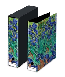 HALTA DEFINIZIONE- RACC.ANELLI CUSTODIA DORSO 8CM IRIS VAN GOGH