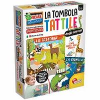 LISCIANI- MONTESSORI PLUS TOMBOLA TATTILE DEGLI ANIMALI