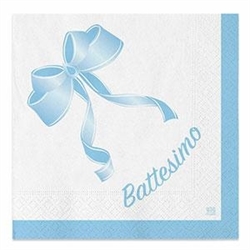 E.BATTESIMO CELESTE A.TOVAGLIOLI 33X33CM.20 PZ