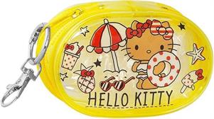 HELLO KITTY PORTA TUTTO OVALE GIALLO