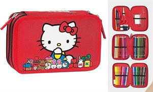 ASTUCCIO TRIPLO HELLO KITTY (PANINI)