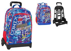 ZAINO TROLLEY STACCABILE COMIX ULTRA BRIGHT START BOY
