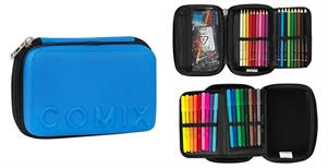 ASTUCCIO COMIX MAXI ZIP OPACO BLU