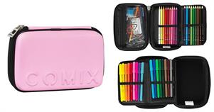 ASTUCCIO COMIX MAXI ZIP OPACO ROSA