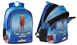BRAINROT ZAINO SCUOLA ORGANIZZATO TUNG TUNG